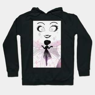 White Diamond's Web: White Pearl Hoodie